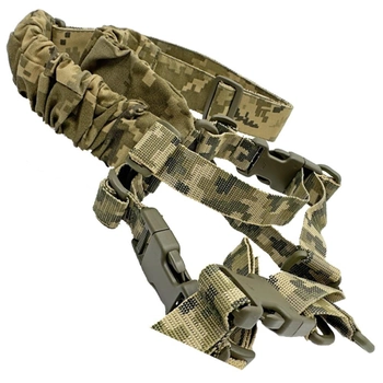 Ремінь збройовий трансформер -1, -2, -3 точковий IRR Cordura 500 D Піксель ММ-14 MELGO
