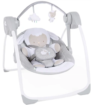 Кресло-качели Ingenuity Comfort 2 Go - Cuddle Lamb (12184) (074451121843)