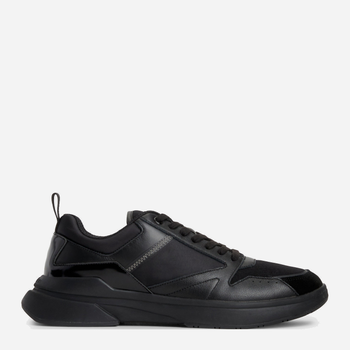 Sneakersy skórzane na platformie do kostki męskie Calvin Klein HM0HM01044-0GM 42 Czarne (8720108201230)