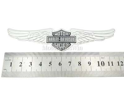 Шильдик (120*30мм) на бензобак (эмблема) Harley-Davidson крылья на
