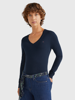 Пуловер жіночий Tommy Hilfiger WW0WW25294-403 M Чорний (8719858028464)