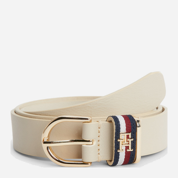 Ремінь жіночий Tommy Hilfiger AW0AW14940-AA8 90 см Бежевий (8720644248720)