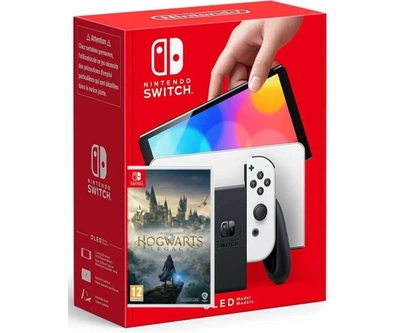 Nintendo Switch (OLED model) White + Игра Hogwarts Legacy (русские субтитры)