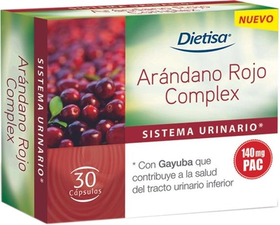 Suplement diety Dietisa Arandano Rojo Complex 30 kapsułek (3175681204836)