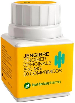 Дієтична добавка Botаnicapharma Ginger 500 мг 50 таблеток (8435045200467)