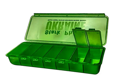 Таблетница Stark Pillbox 7 отсеков (зеленый)