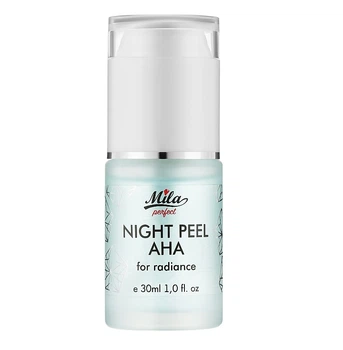 Ночной AHA пилинг Mila perfect для сияния кожи рН 4,0 AHA peel 30 мл 3702261391930