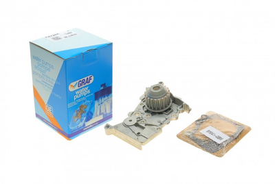Водяной насос GRAF PA724A Renault Megane, Clio, Laguna, Scenic, Kangoo, Grand Scenic, Logan; Dacia Logan; Nissan Kubistar 2101000QAA, 7700105176, 7700105378