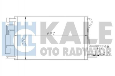 Радіатор кондиціонера KALE 379900 KIA Sportage; Hyundai Tucson 976062E000, 976062E100