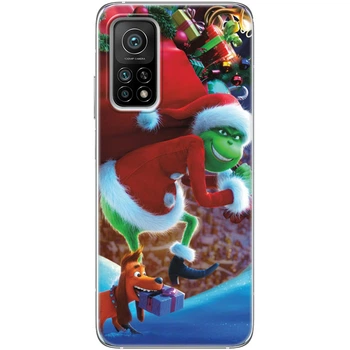 Силиконовый Чехол с Картинкой для Xiaomi Mi 10T Pro Принт (Новогодний, Гринч) (041069-ysm2268)
