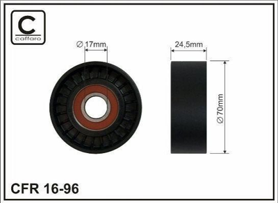 Ролики ГРМ CAFFARO 1696 Volvo XC70, S60, V70, XC90, S80 30637071, 30637962, 30729939