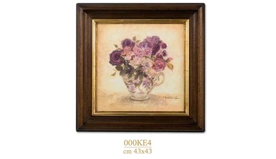 Картина в раме Dekor Toscana Букет Ностальжи 43x43 см (KE4)