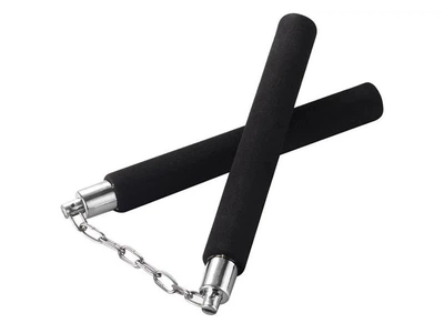 Нунчаки тренировочные с цепью 78397 SR-1 черный