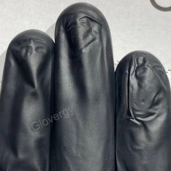 Перчатки виниловые AMPri размер M черного цвета 100 шт
