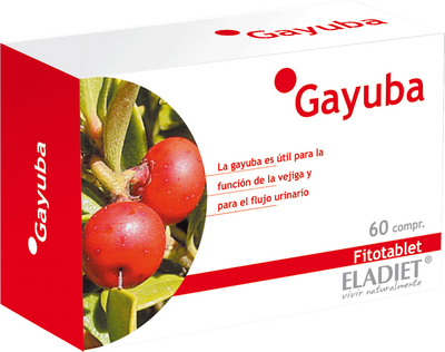 Дієтична добавка Eladiet Gayuba 330 мг 60 таблеток (8420101010975)