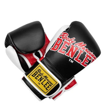 Боксерские перчатки Benlee Bang Loop Шкіра 12oz Чорно-червоні (199351 (Black Red) 12 oz.)