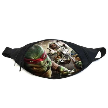 Поясная сумка Бананка Черепашки ниндзя (GBTN024) Gear Bag черная