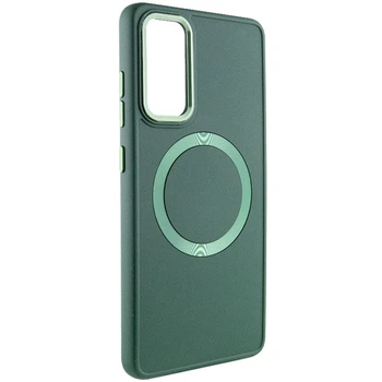 Чохол для Samsung Galaxy A34 5G Epic Bonbon Metal Style MagSafe Зелений/Army Green