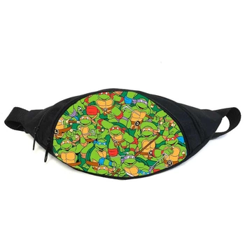 Поясная сумка Бананка Черепашки ниндзя (GBTN027) Gear Bag черная