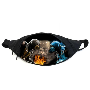 Поясна сумка Бананка Мортал Комбат (GBMC 013) Gear Bag чорна