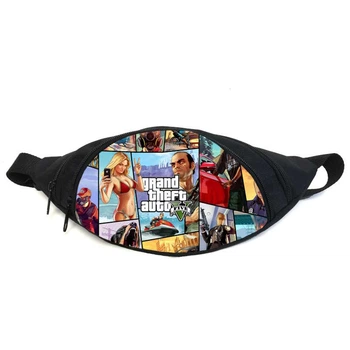 Поясна сумка Бананка ГТА (GB GTA 09) Gear Bag чорна