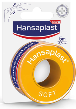 Пластир Hansaplast Soft Tape 5 м x 2.5 см (4005801476081)