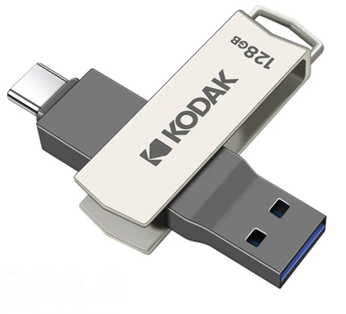 Флешка Kodak K273 2 в 1 USB 3.0 + Type-C OTG 128Gb