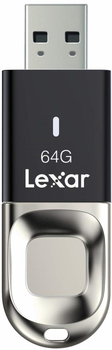 Pendrive Lexar JumpDrive Fingerprint F35 64GB USB 3.0 Czarny (843367119806)