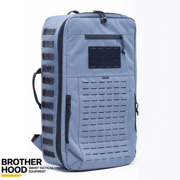 Рюкзак для дронов защитный тактический универсальный для силовых структур Brotherhood Серый L 30л (OPT-49001)