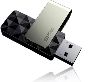 Флеш пам'ять Silicon Power Blaze B30 16GB USB 3.0 Black (4712702632187)
