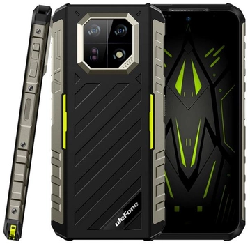 Мобільний телефон Ulefone Armor 22 8/128GB Black-Green (6937748735540)