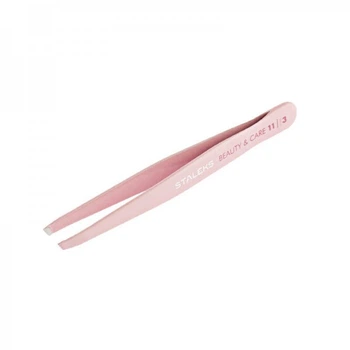 Пинцет для бровей Staleks Beauty&Care 11 Type 3 широкие скошенные кромки 9.4 см (4820121593665)