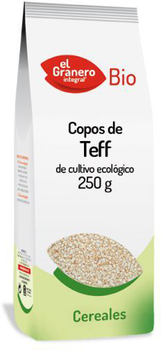 Organiczne płatki pełnoziarniste Teff El Granero Copos De Teff Bio Integrales 250 g (8422584030839)