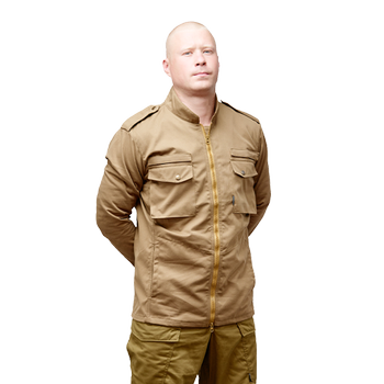 Куртка тактична зносостійка полегшена для силових структур М65 R2D2 койот 52-54/170-176 (OPT-15001)