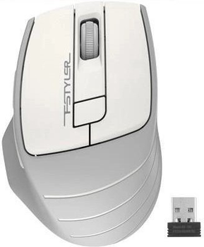 Мышь беспроводная A4Tech FG30S Grey/White