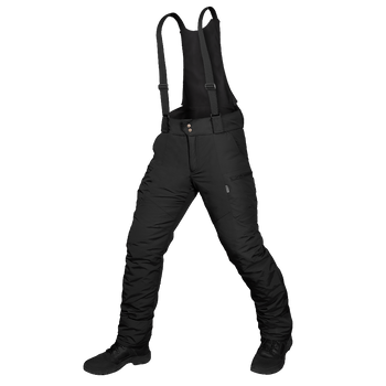 Штаны тактические зимние утепленные мужские брюки для силовых структур Patrol Taslan Черные (7357), M (OPT-36701)