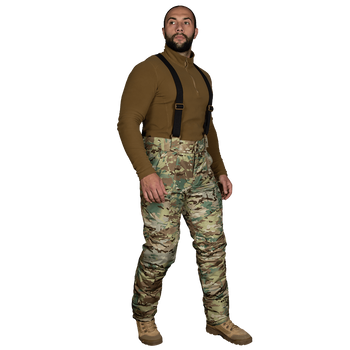 Штаны тактические зимние утепленные мужские брюки для силовых структур Patrol Мультикам (7358), XXL (OPT-36701)