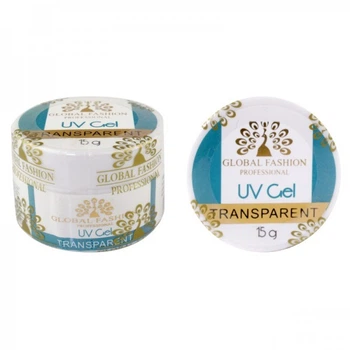 Гель Global Fashion UV Gel Transparent прозрачный 15 г (4603764614153)