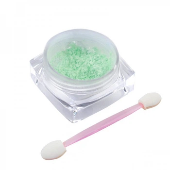 Втирка для ногтей Global Fashion Unicorn Powder Единорог CH-02 цвет мятно-бирюзовый 0.2 г (2100994224876)