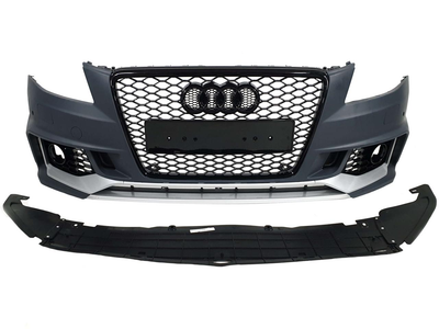 Передний бампер на Audi A4 B8 2007-2011 год ( стиль RS4 B9 )