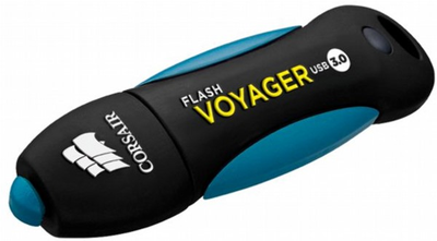 Флеш память Corsair Flash Voyager 32GB USB 3.0 Black/Blue (843591047302)