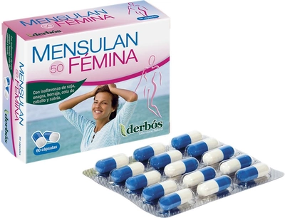 Suplement diety Derbos Mensulan 50 Femina 60 kapsułek (8436012150648)