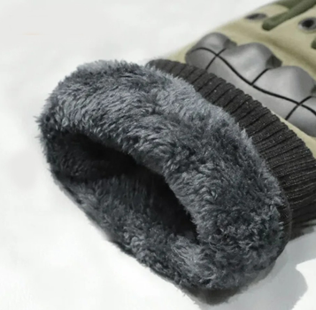 Тактичні зимові рукавиці JINSHANGJINMEI XL Олива