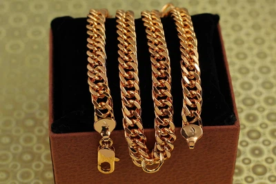 Цепь Xuping Jewelry кобра 50 см 8 мм золотистая