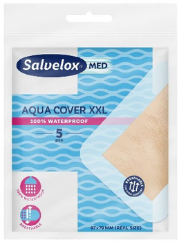 Медицинские пластыри водонепроницаемые Salvelox Aqua Cover Xxl Apositos 5 шт (7310616585550)