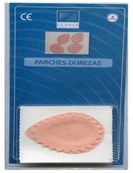 Пластыри от мозолей Llopar Parches Para Durezas 5 см x 4 cм 6 шт (8430569005680)