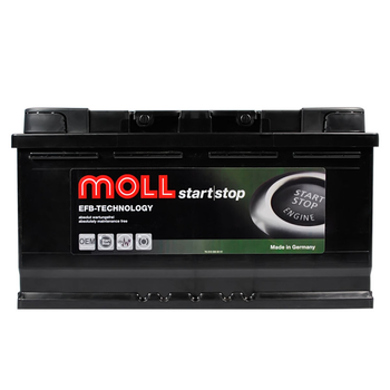 Автомобільний акумулятор MOLL EFB (L5) 95Ah 900A R+ (правий +) MOLL