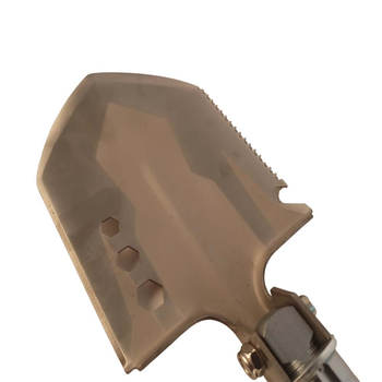 Складна тактично-саперна багатофункціональна лопата EL-2381-3 нержавіюча сталь
