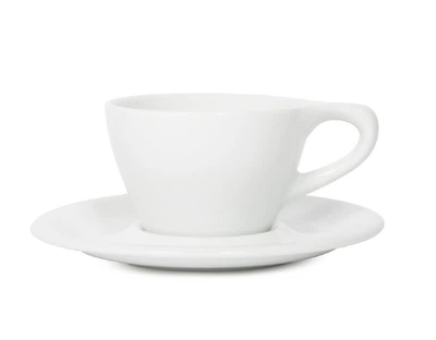 Чашка c блюдцем notNeutral Lino White 180 мл