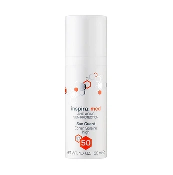 Сонцезахисний антивіковий крем Inspira Med SPF 50 ANTI AGING SUN GUARD 50 мл 4251059310190